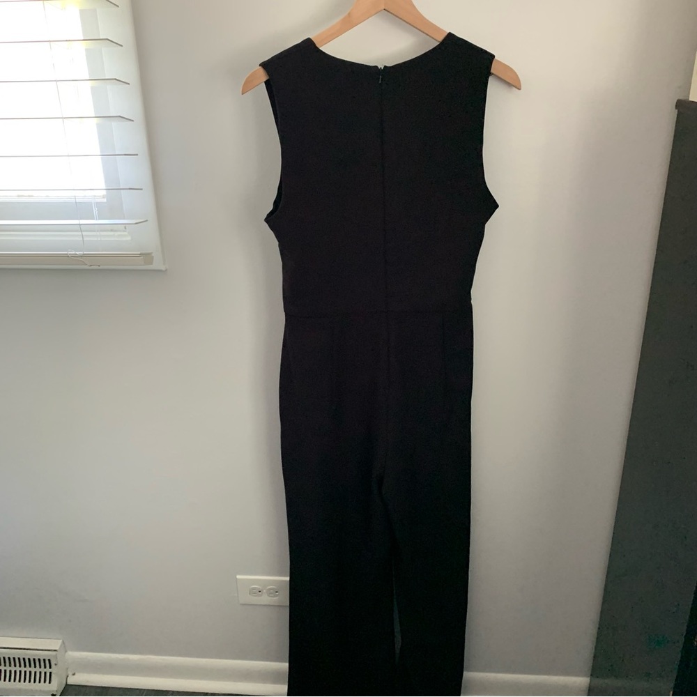Black Halo Black Sheer Jumpsuit - Picture 5 of 11